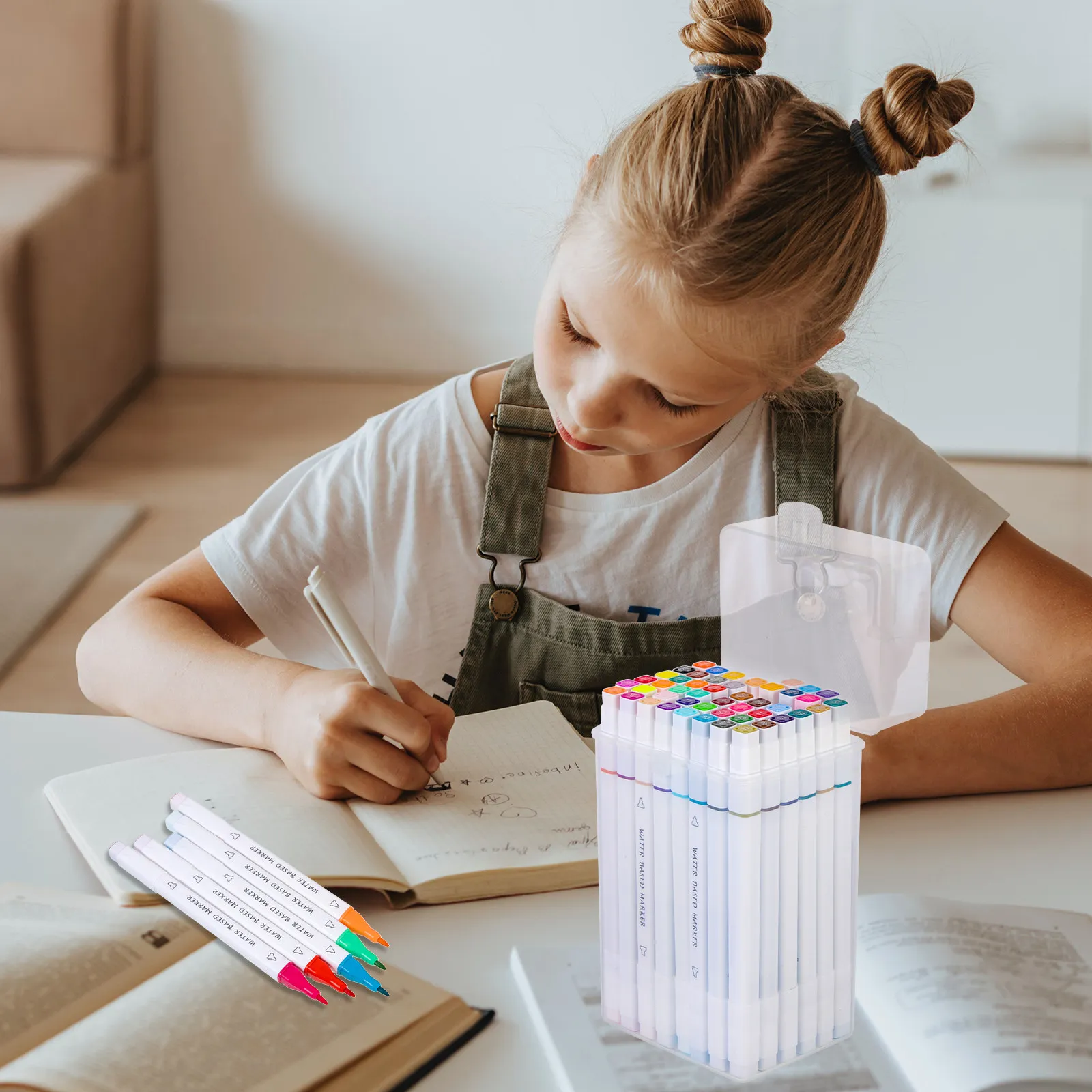 48Pcs Art Marker Set Dual Tip Paint Markers for Drawing Coloring Artist Pens Supplies Paint Markers Art Drawing Pens
48Pcs Art Marker Set Dual Tip Paint Markers for Drawing Coloring Artist Pens Supplies Paint Markers Art Drawing Pens