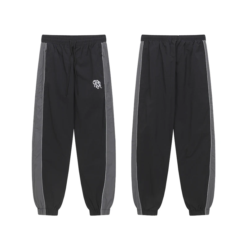 American High Street Mertra Casual Pants Logo Embroidery Loose Trousers Men Women Retro Fashion Patchwork Sweatpants
American High Street Mertra Casual Pants Logo Embroidery Loose Trousers Men Women Retro Fashion Patchwork Sweatpants