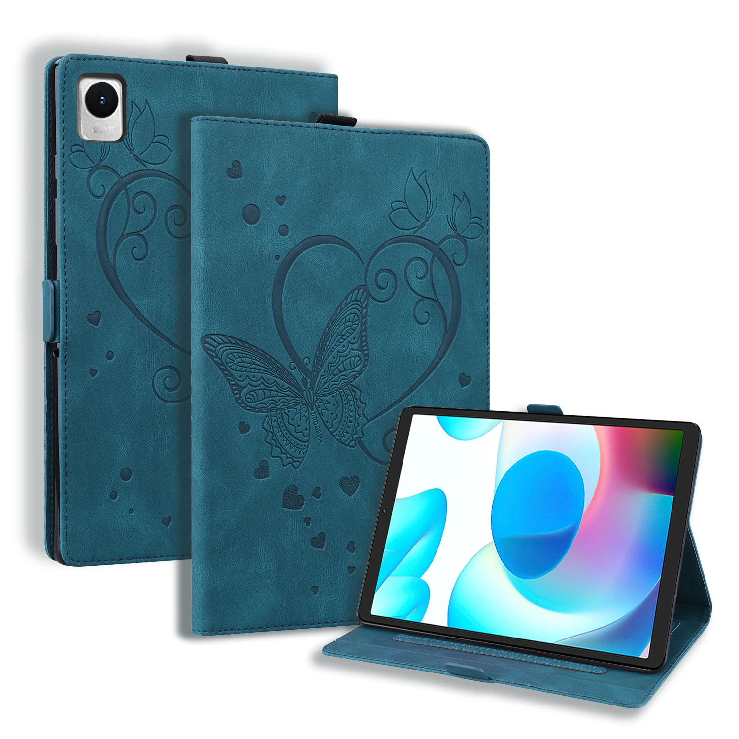 Чехол-слот для карт-кошелька для Realme Pad, мини-чехол 8,7 дюйма, флип-чехол с рисунком бабочки, противоударный кожаный чехол с кронштейном для сна
Чехол-слот для карт-кошелька для Realme Pad, мини-чехол 8,7 дюйма, флип-чехол с рисунком бабочки, противоударный кожаный чехол с кронштейном для сна