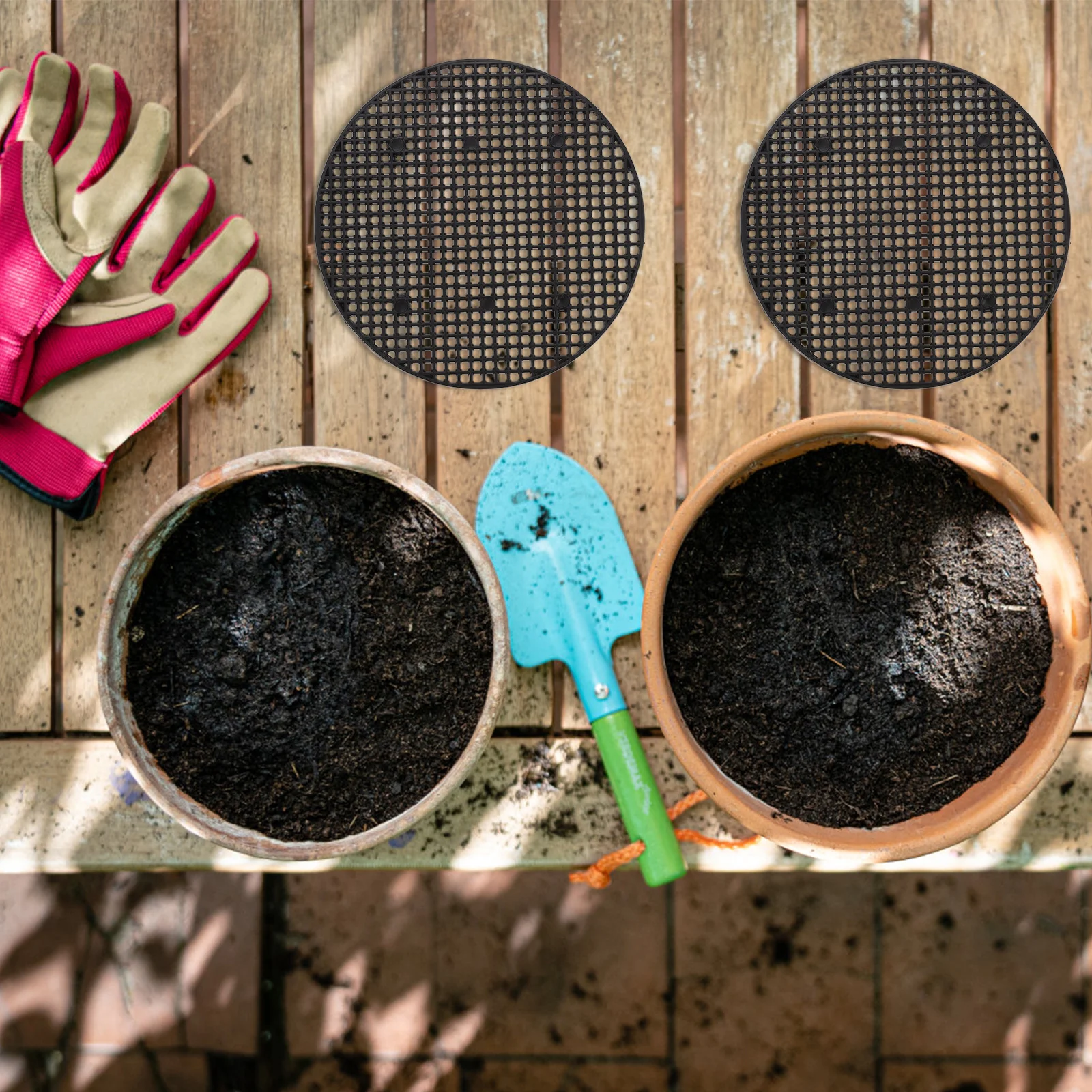 10Pcs Flower Pot Bottom Net Made of Sturdy Pe Reusable Drainage Mesh Pad for Bonsai and Outdoor Planters Prevent Soil Loss
10Pcs Flower Pot Bottom Net Made of Sturdy Pe Reusable Drainage Mesh Pad for Bonsai and Outdoor Planters Prevent Soil Loss