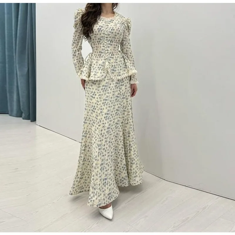 2025 New Women's Clothing Long-sleeved Temperament Elegant Waist Floral Skirt Set
2025 New Women's Clothing Long-sleeved Temperament Elegant Waist Floral Skirt Set
