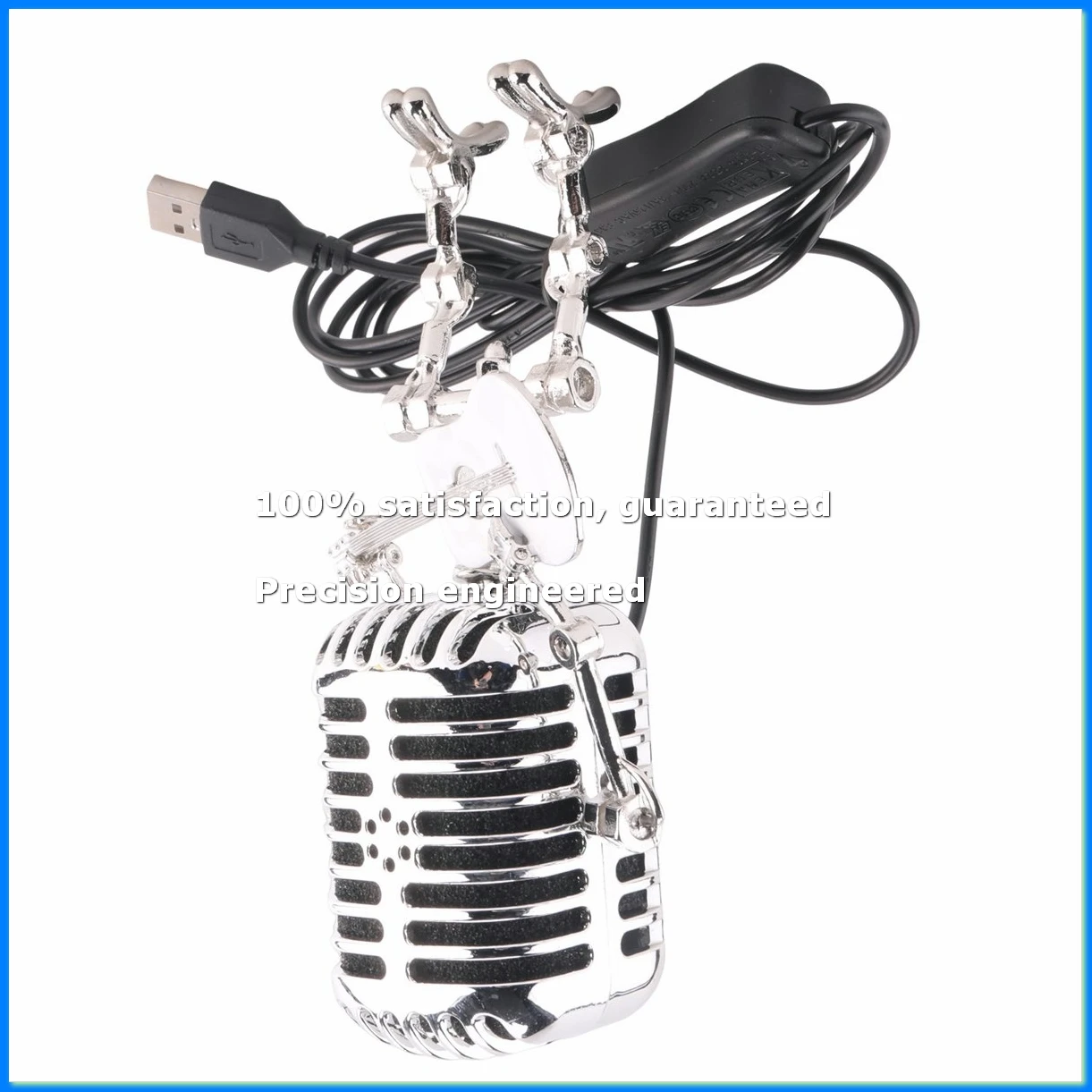 Retro Style Vintage Microphone Robot Desk Lamp, Vintage Microphone Robot Touch Dimmer Lamp Table Lamp White-ELEC
Retro Style Vintage Microphone Robot Desk Lamp, Vintage Microphone Robot Touch Dimmer Lamp Table Lamp White-ELEC