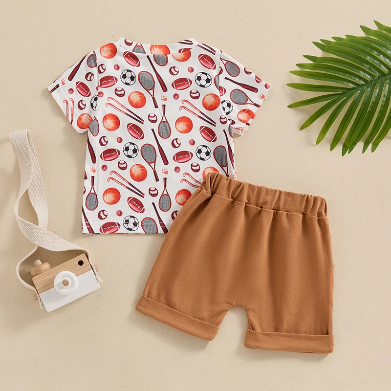 Toddler Baby Boy Girl Summer Outfits Western Farm Chicken Print Short Sleeve T-shirt and Shorts Set Infant Clothes
Toddler Baby Boy Girl Summer Outfits Western Farm Chicken Print Short Sleeve T-shirt and Shorts Set Infant Clothes