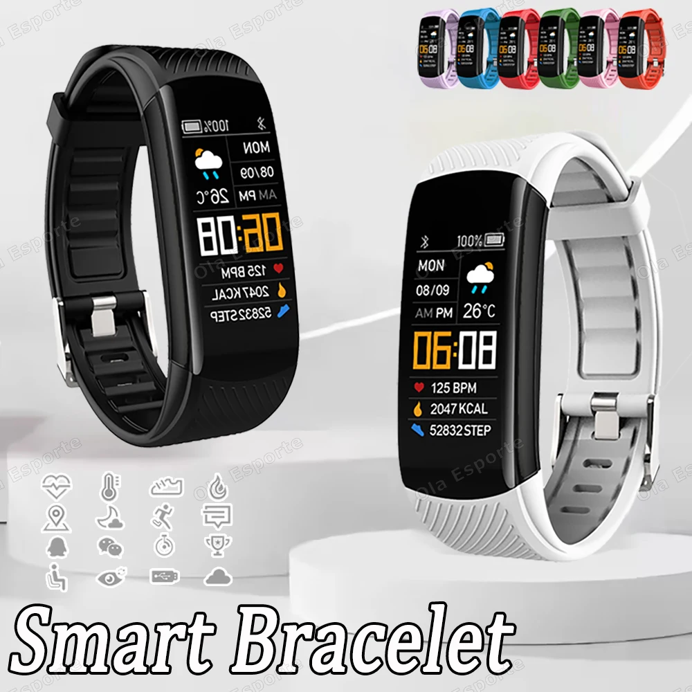 Smart Watch Waterproof Sport Smartwatch Heart Rate/Blood Pressure/Blood Oxygen Monitor USB Direct Charging for Outdoor Exercises
Smart Watch Waterproof Sport Smartwatch Heart Rate/Blood Pressure/Blood Oxygen Monitor USB Direct Charging for Outdoor Exercises