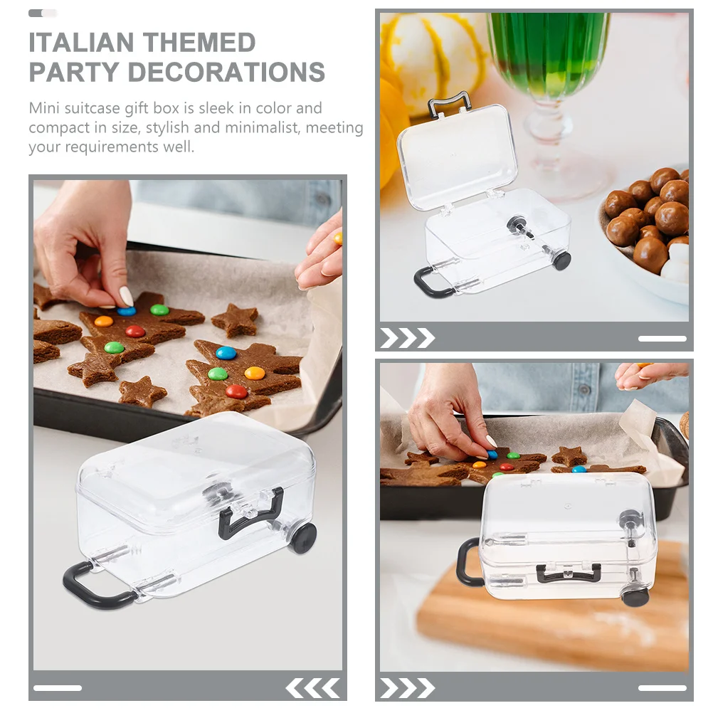 6Pcs Mini Suitcase Favor Boxes Candy Storage Boxes for Wedding Bridal Shower Travel Themed Party Gifts Mini Suitcase
6Pcs Mini Suitcase Favor Boxes Candy Storage Boxes for Wedding Bridal Shower Travel Themed Party Gifts Mini Suitcase