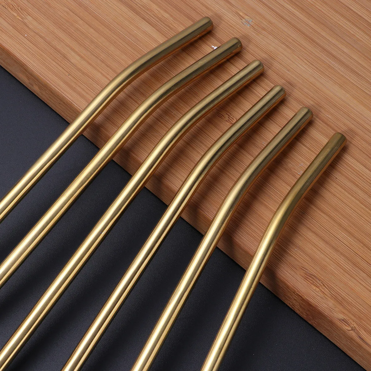 6Pcs Stainless Steel Straw Spoon Reusable Metal Drinking Spoon Cocktail Party Spoons Set Luxury Gold
6Pcs Stainless Steel Straw Spoon Reusable Metal Drinking Spoon Cocktail Party Spoons Set Luxury Gold