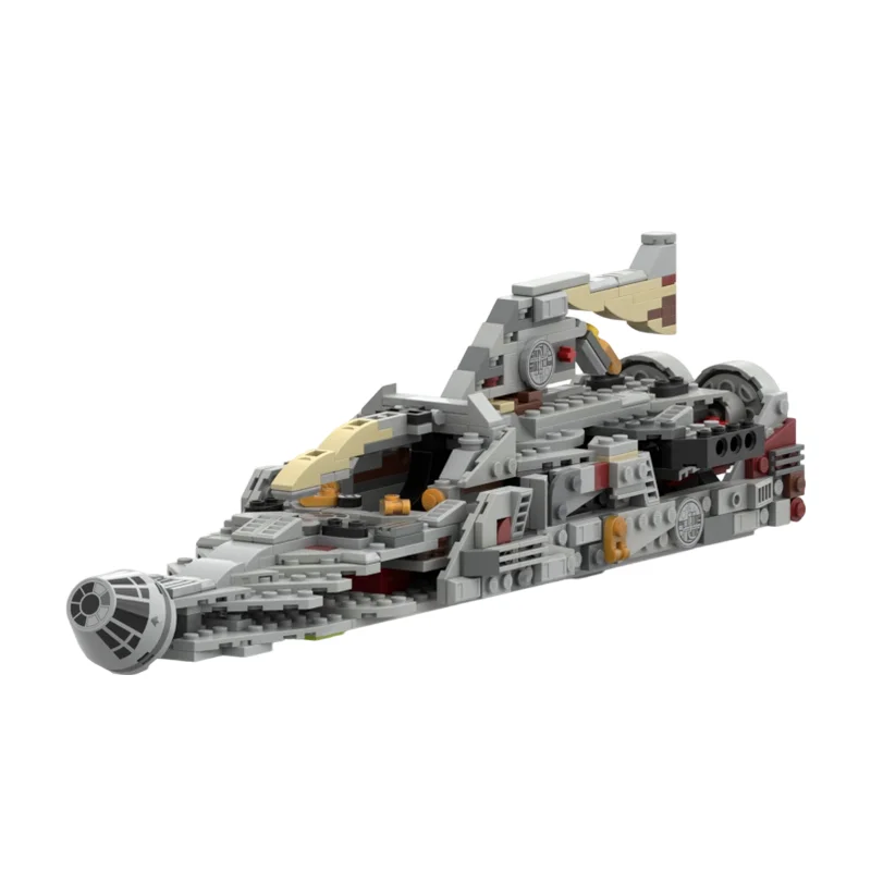Corellian High-Speed Interceptor MOC Building Blocks Fantasy Space Ship Model DIY Assemble Interstellar Vessel Desktop
Corellian High-Speed Interceptor MOC Building Blocks Fantasy Space Ship Model DIY Assemble Interstellar Vessel Desktop