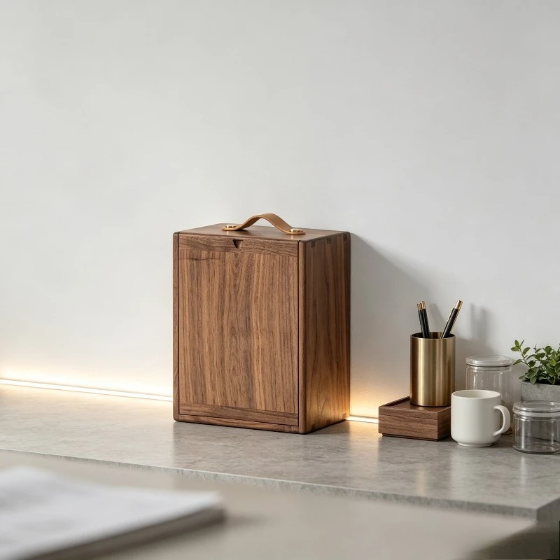 Black Walnut Cherry Wood Tea Box, Desktop Storage Organizer Case with Handle, Multi-purpose Holder Chest for Herbs Medicine.
Black Walnut Cherry Wood Tea Box, Desktop Storage Organizer Case with Handle, Multi-purpose Holder Chest for Herbs Medicine.