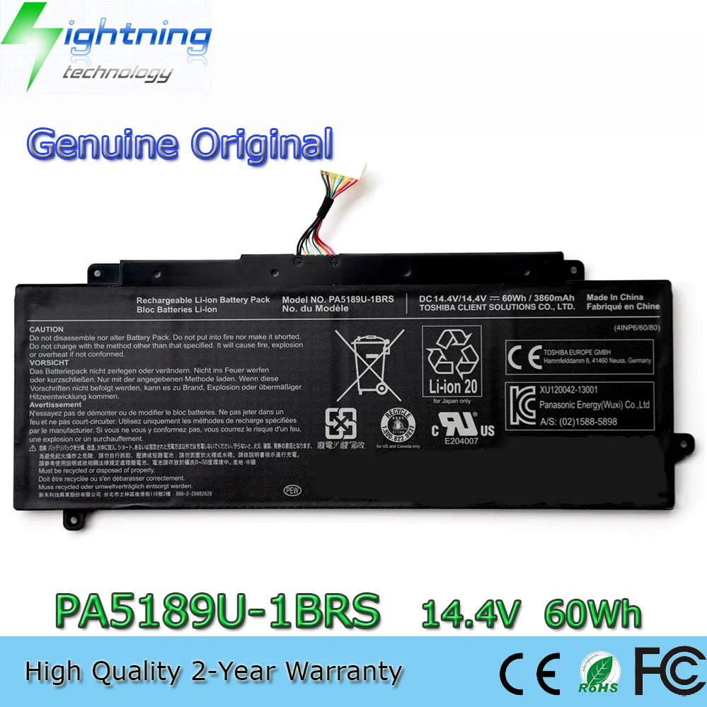 Genuine Battery PA5189U-1BRS for Toshiba Satellite RADIUS P55W P55W-B P55W-B5224
Genuine Battery PA5189U-1BRS for Toshiba Satellite RADIUS P55W P55W-B P55W-B5224