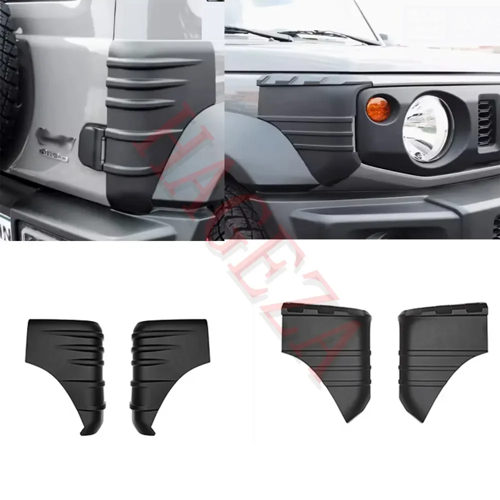 ABS Exterior Front & Rear Auto Wrap Angle Protection Cover Fit for Suzuki Jimny JB64W JB74W 2019+ 2-Door/4-Door Auto Accessories
ABS Exterior Front & Rear Auto Wrap Angle Protection Cover Fit for Suzuki Jimny JB64W JB74W 2019+ 2-Door/4-Door Auto Accessories