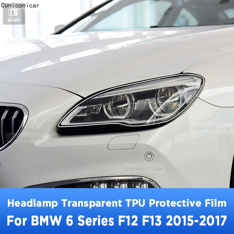 Car Exterior Headlight For BMW 6 Series F12 F13 2015-2017 Anti-scratch Front Lamp Transparent TPU Protective Film Accessories
Car Exterior Headlight For BMW 6 Series F12 F13 2015-2017 Anti-scratch Front Lamp Transparent TPU Protective Film Accessories