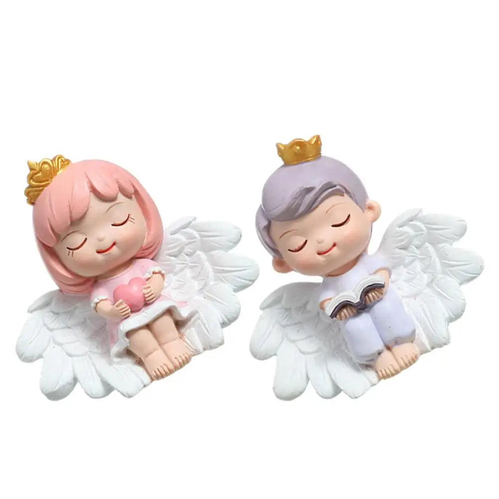 2Pcs Love Angel Ornaments Resin Sculpture Mini Crafts Decoration Statue Home Furnishing Gifts Heart Design Material
2Pcs Love Angel Ornaments Resin Sculpture Mini Crafts Decoration Statue Home Furnishing Gifts Heart Design Material