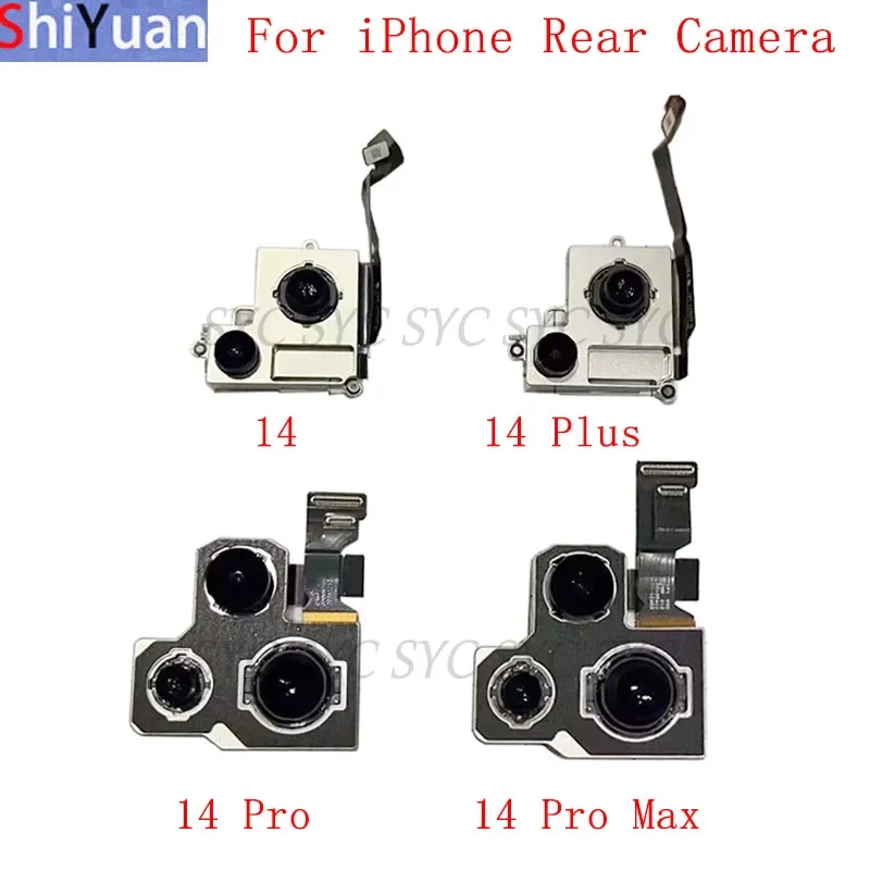 Back Rear Camera Flex Cable For iPhone 14 Pro Max 14 Plus Main Big Camera Module Repair Replacement Parts
Back Rear Camera Flex Cable For iPhone 14 Pro Max 14 Plus Main Big Camera Module Repair Replacement Parts