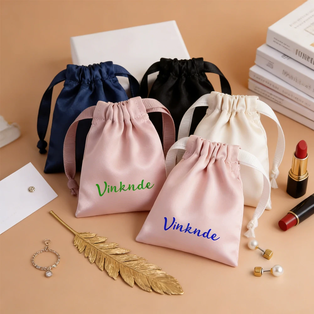 100Pcs Custom Logo Color Silk Jewelry Gift Bags Satin Drawstring Earring Ring Packaging Organizer Pouch Wedding Favor Candy Bag
100Pcs Custom Logo Color Silk Jewelry Gift Bags Satin Drawstring Earring Ring Packaging Organizer Pouch Wedding Favor Candy Bag