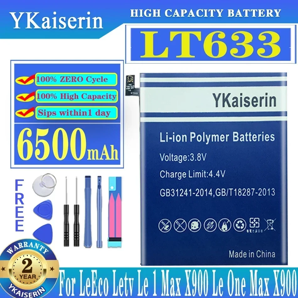 6500mAh Mobile Phone Battery for LeEco Letv Le 1 Max X900 Le One Max X900 LT633
6500mAh Mobile Phone Battery for LeEco Letv Le 1 Max X900 Le One Max X900 LT633