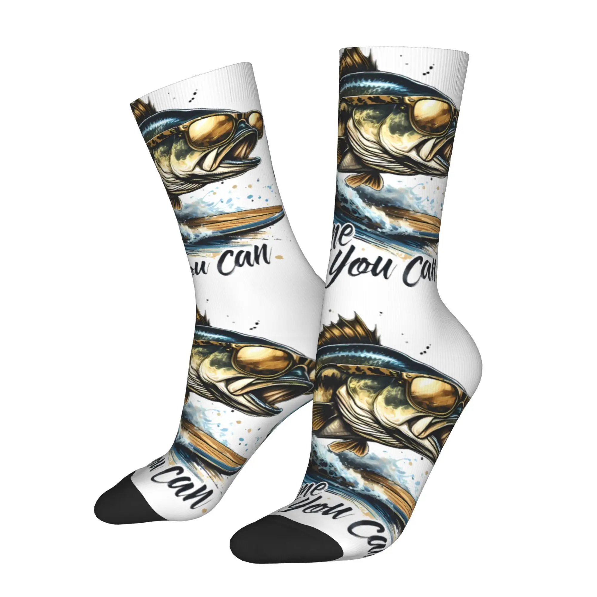 Happy Men's Socks Catch Me Bass Fishing Vintage Harajuku Crazy Crew Sock Gift Pattern Printed
Happy Men's Socks Catch Me Bass Fishing Vintage Harajuku Crazy Crew Sock Gift Pattern Printed