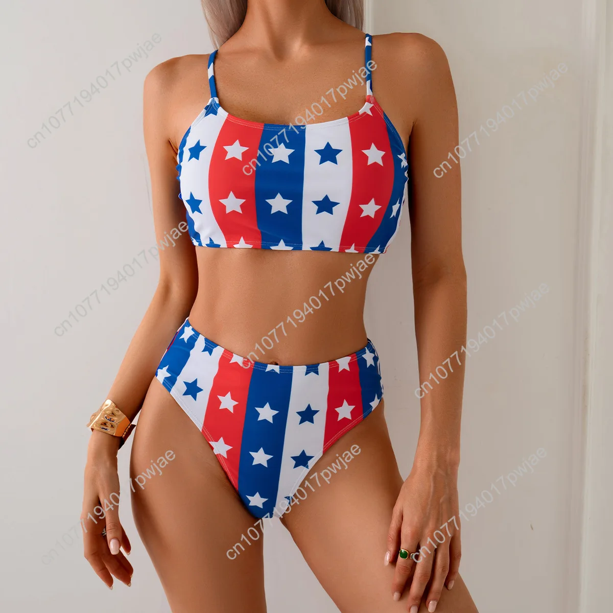 American Flag Bikini Women's Tankini Printed Sexy Beach Bikini Swimsuit
American Flag Bikini Women's Tankini Printed Sexy Beach Bikini Swimsuit