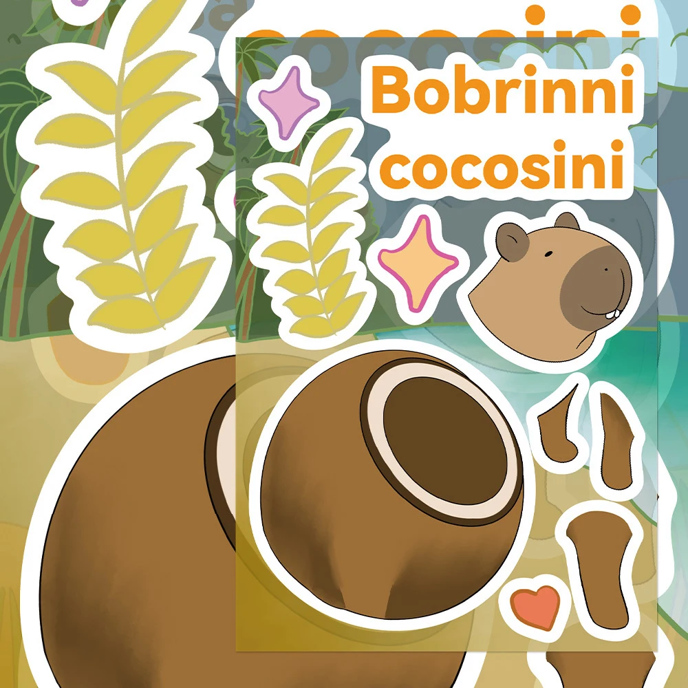 8/16Sheets Abstract Animal Make a Face Puzzle Stickers Tung Tung Sahur Italian Brainrot Animals Decal Assemble Jigsaw Kid Toys 
8/16Sheets Abstract Animal Make a Face Puzzle Stickers Tung Tung Sahur Italian Brainrot Animals Decal Assemble Jigsaw Kid Toys