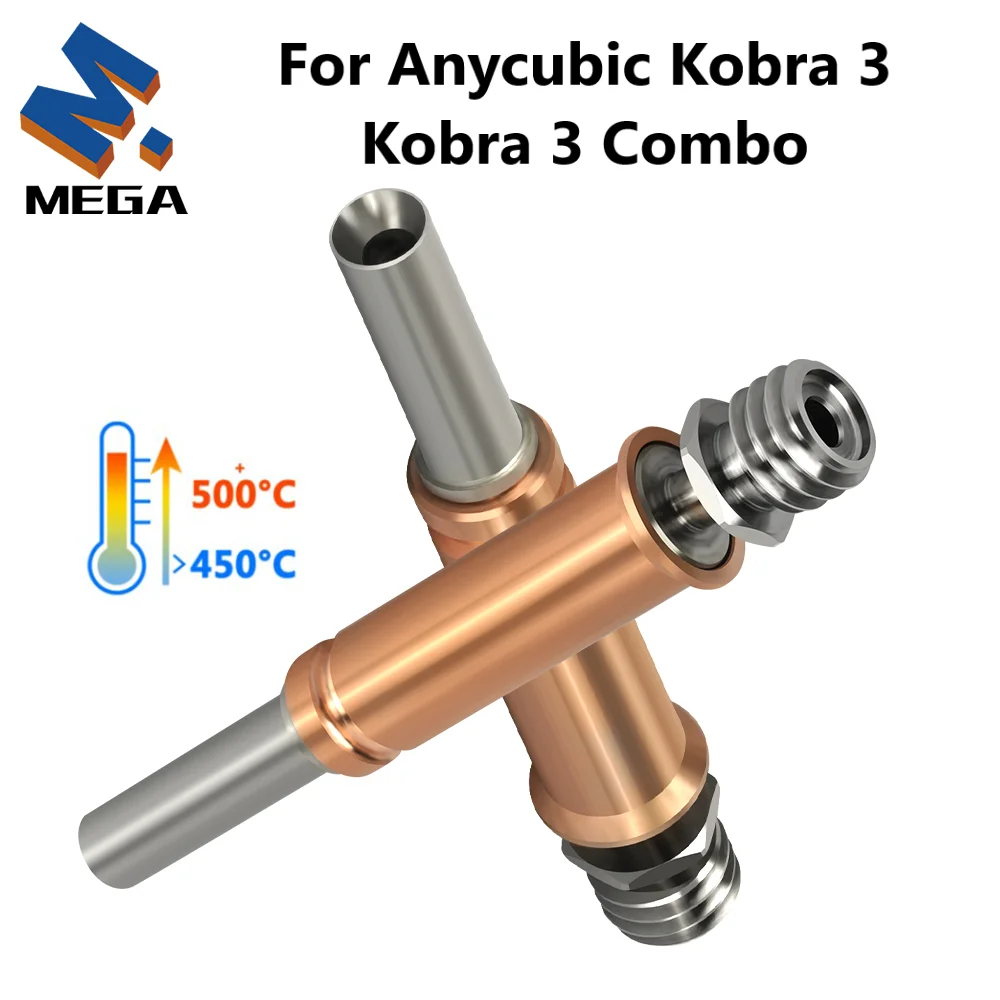 Bimetal Heatbreak Upgrade Throat For Anycubic Kobra 3 Throats For Anycubic Kobra 3 Combo Hotend 3D Printer Accessories
Bimetal Heatbreak Upgrade Throat For Anycubic Kobra 3 Throats For Anycubic Kobra 3 Combo Hotend 3D Printer Accessories