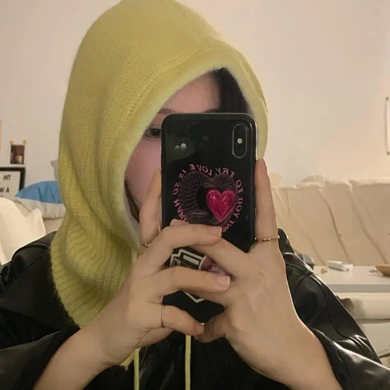 L5YA 2-в-1 вязаная шапка с капюшоном для подростков, велосипедная Балаклава, модные аксессуары
L5YA 2-в-1 вязаная шапка с капюшоном для подростков, велосипедная Балаклава, модные аксессуары