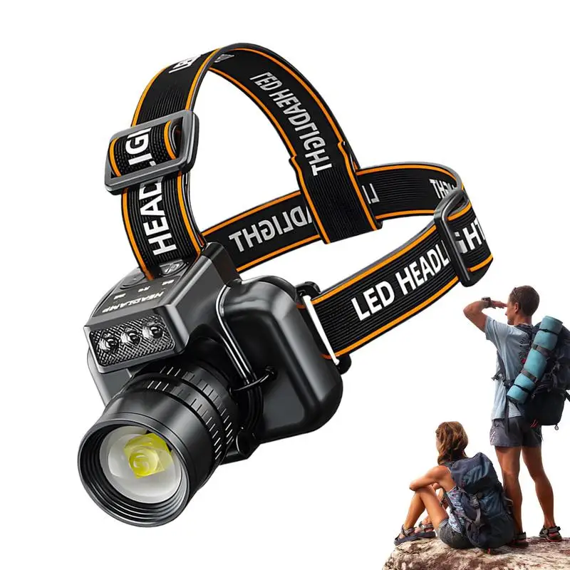 Rechargeable LED Headlamp Adjustable Lightweight Adults Head Flashlight Super Bright Large-Capacity Battery Outdoor Supplies
Rechargeable LED Headlamp Adjustable Lightweight Adults Head Flashlight Super Bright Large-Capacity Battery Outdoor Supplies