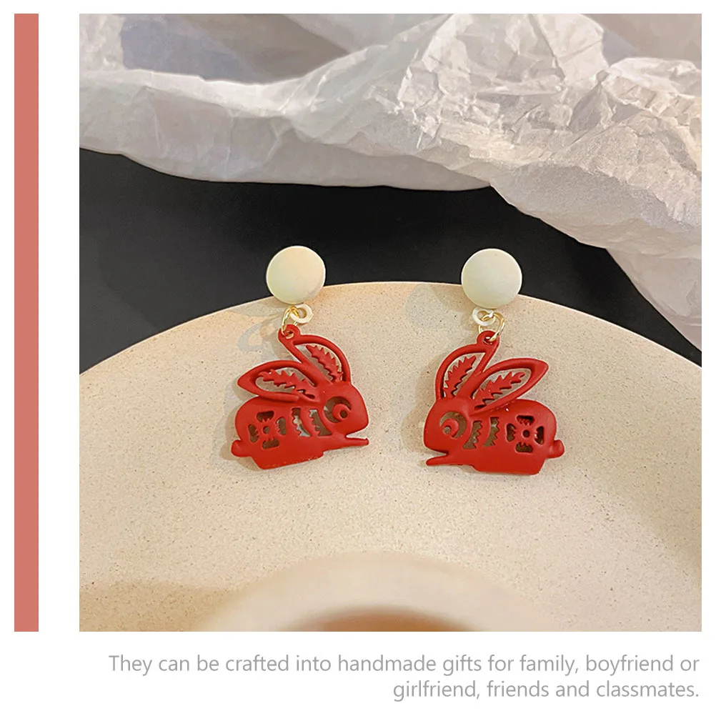 6Pairs Rabbit Ear Studs Charming Delicate Pendants DIY Earrings Fashionable Jewelry Decors for Girls Women Charm Pendants
6Pairs Rabbit Ear Studs Charming Delicate Pendants DIY Earrings Fashionable Jewelry Decors for Girls Women Charm Pendants