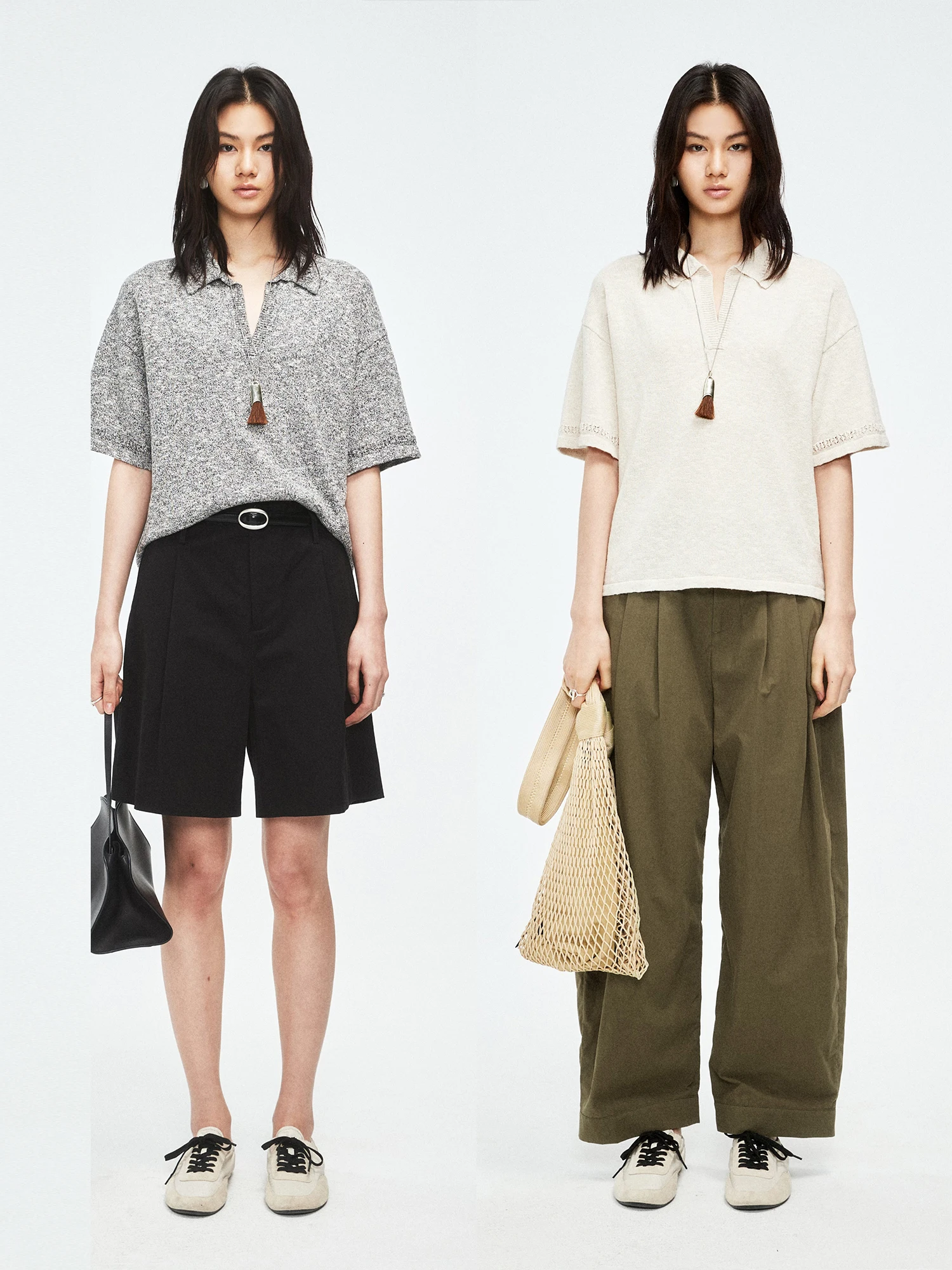 MRS Studios TOPLINE Mixed Linen Silk Cotton Yarn f Open Collar ort Sve Street Sle Women's Knitted Sweater
MRS Studios TOPLINE Mixed Linen Silk Cotton Yarn f Open Collar ort Sve Street Sle Women's Knitted Sweater