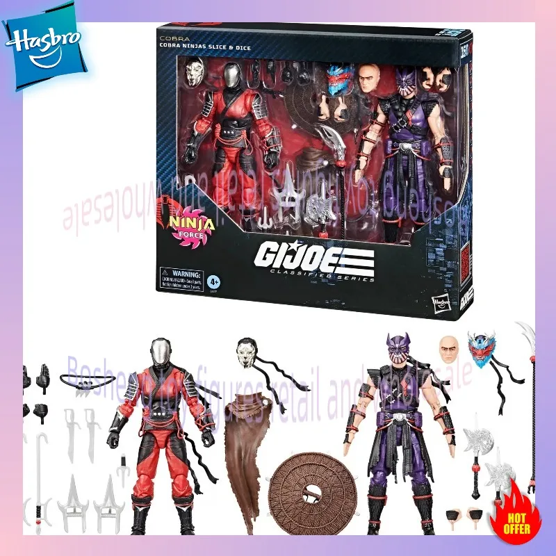 Hasbro GI Joe Classified Series #160 NINJA FORCE Cobra Ninjas Slice &dice Suit 6-Inch 2-Pack Action Figures Gift
Hasbro GI Joe Classified Series #160 NINJA FORCE Cobra Ninjas Slice &dice Suit 6-Inch 2-Pack Action Figures Gift