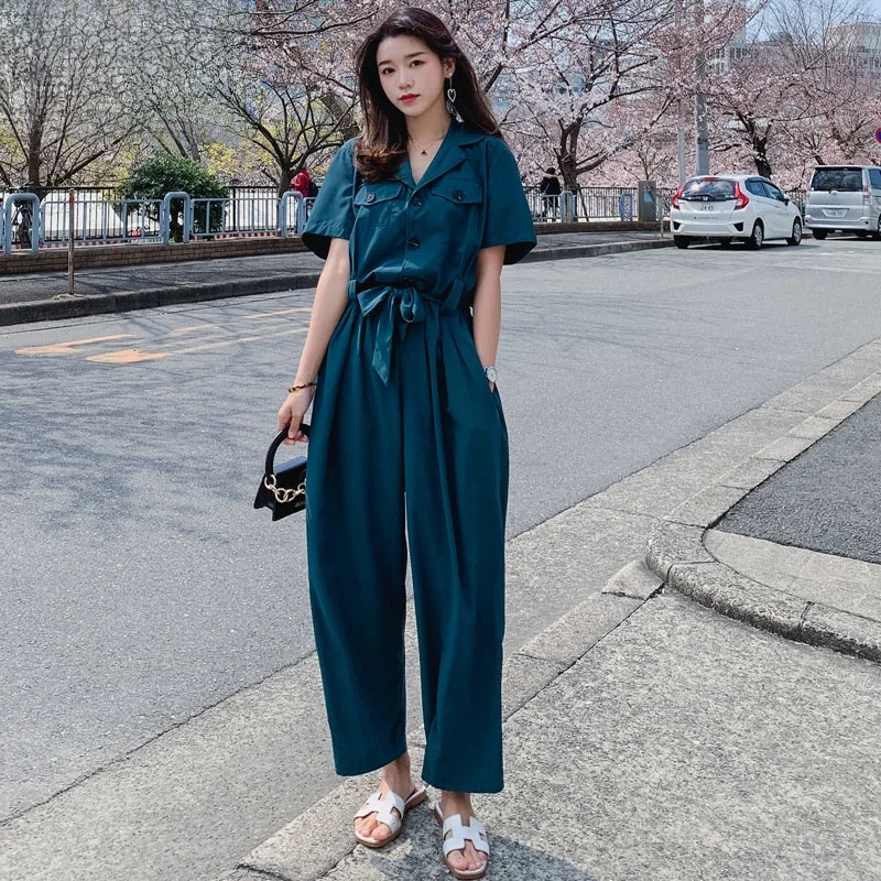 Ele ort Sve Jumpsuit Women's High Waist Slimming Casual Drapey Workwear Wide Leg Korean Sle Spring Summe...
Ele ort Sve Jumpsuit Women's High Waist Slimming Casual Drapey Workwear Wide Leg Korean Sle Spring Summe...