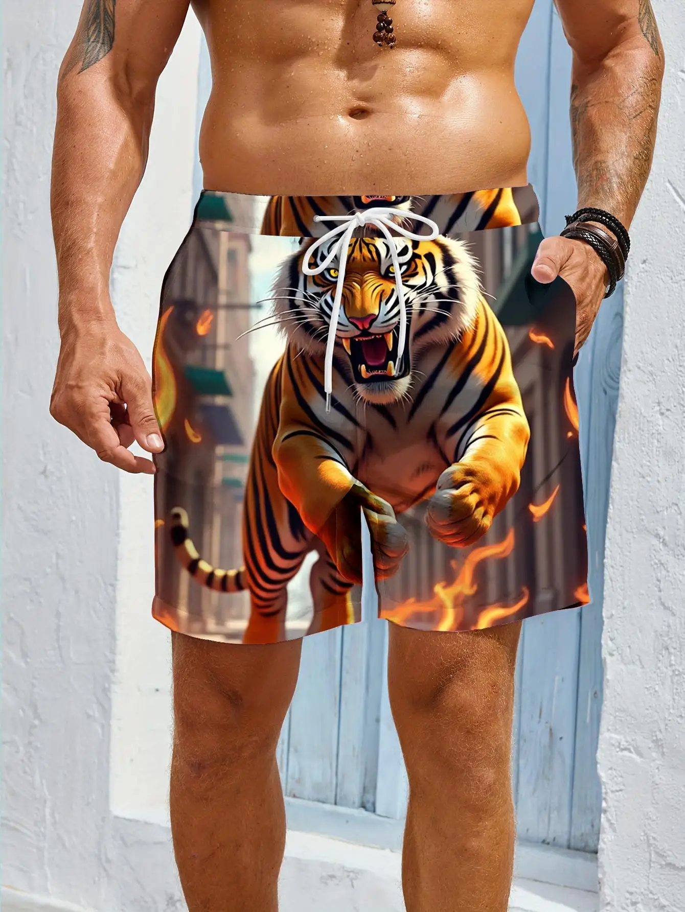 1pcs Men's Short swim trunks2026 Summer 3D Printed Short sleeve Quick drying Man pants Breathable Polyester Pants running
1pcs Men's Short swim trunks2026 Summer 3D Printed Short sleeve Quick drying Man pants Breathable Polyester Pants running