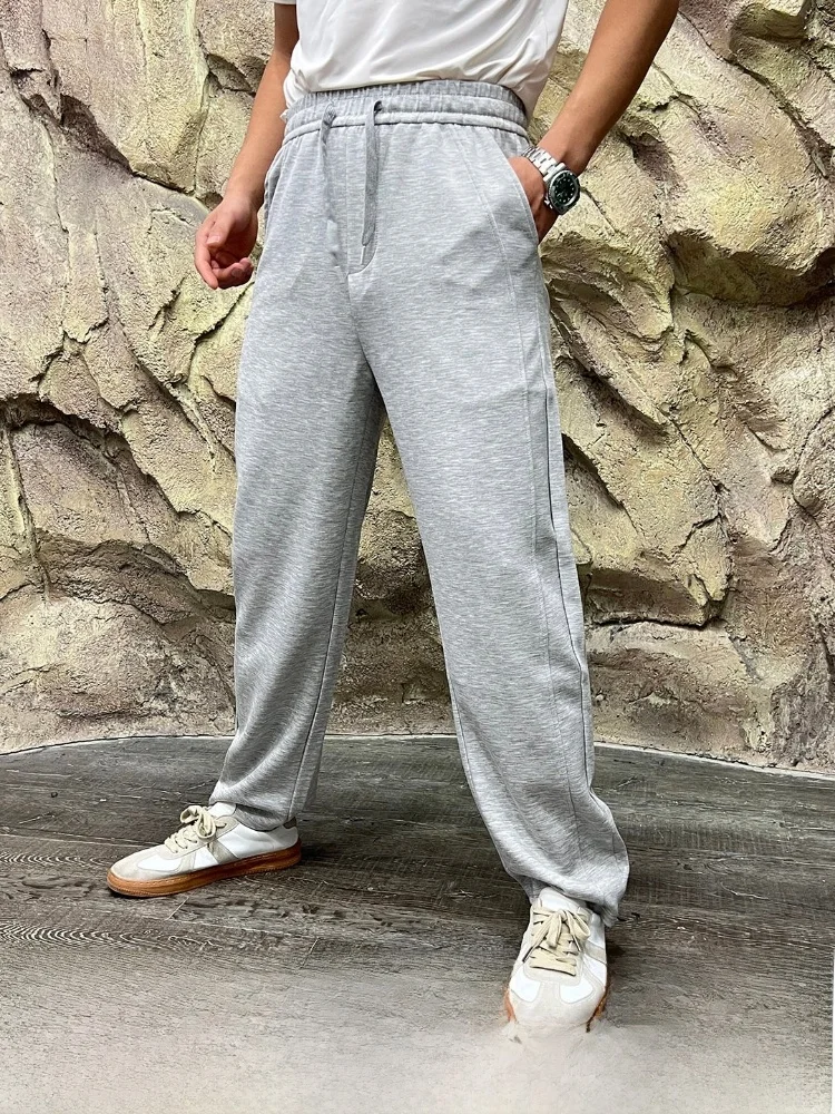 Line! Spring Summer New Air Layer Men's Elastic Waist Long Pants Casual Trousers Trendy Knife Cut Straight Leg Jeans
Line! Spring Summer New Air Layer Men's Elastic Waist Long Pants Casual Trousers Trendy Knife Cut Straight Leg Jeans