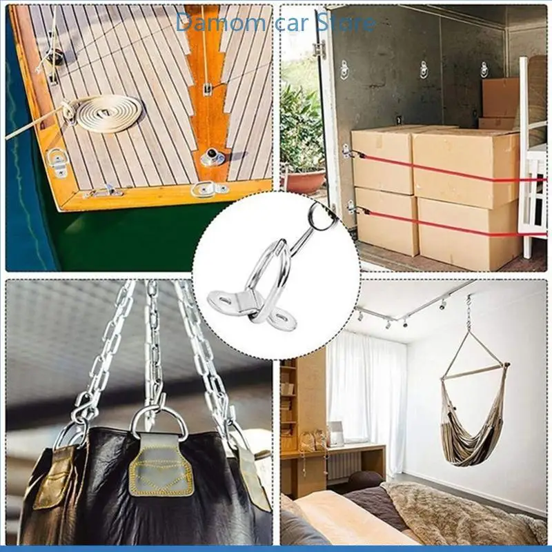 A2UC 10Pcs Metal D Ring D-rings Tie Down Anchors Ring for Car Truck Trailers RV Boats
A2UC 10Pcs Metal D Ring D-rings Tie Down Anchors Ring for Car Truck Trailers RV Boats