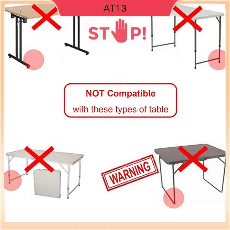 AT13 Table Leg Extension For Folding Table Castors - Pack Of 4 Risers With Wheels For Straight And Curved Legs Durable 51Cm
AT13 Table Leg Extension For Folding Table Castors - Pack Of 4 Risers With Wheels For Straight And Curved Legs Durable 51Cm