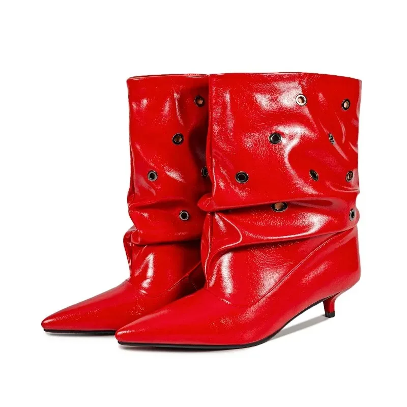 2026Spring and Autumn Stone Pattern Pointed Fold Middle Leg BootsEuropean and American Retro Hollow Sleeve Wide Leg Knight Boots
2026Spring and Autumn Stone Pattern Pointed Fold Middle Leg BootsEuropean and American Retro Hollow Sleeve Wide Leg Knight Boots