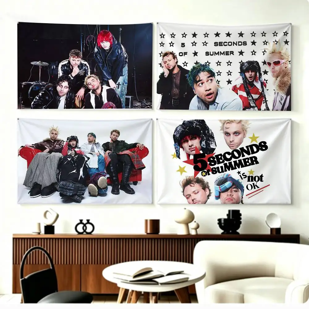 5SOS S-Seconds of S-Summer Flags Wall Hanging Background Art Banner for Bedroom Home Outdoor Decor
5SOS S-Seconds of S-Summer Flags Wall Hanging Background Art Banner for Bedroom Home Outdoor Decor