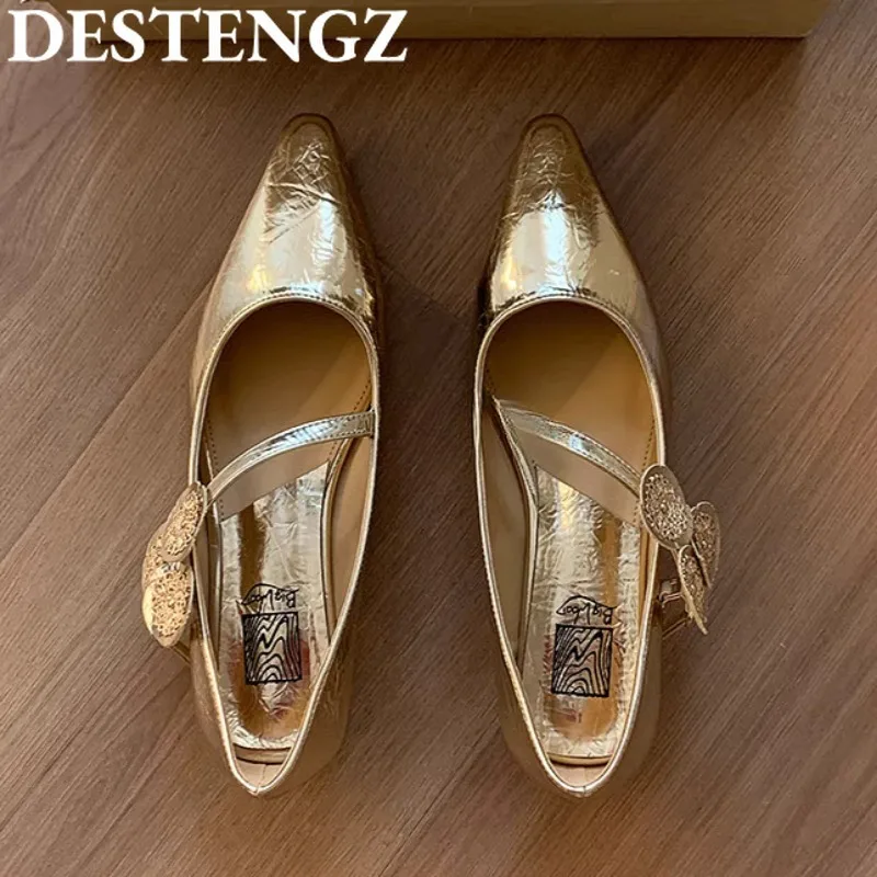 Marie Janes Flats Shoes Women‘s Sandals Pointed Toe Loafers Luxury 2025 Summer Shallow Soft Leather Casual Shoes Dress Mujer
Marie Janes Flats Shoes Women‘s Sandals Pointed Toe Loafers Luxury 2025 Summer Shallow Soft Leather Casual Shoes Dress Mujer
