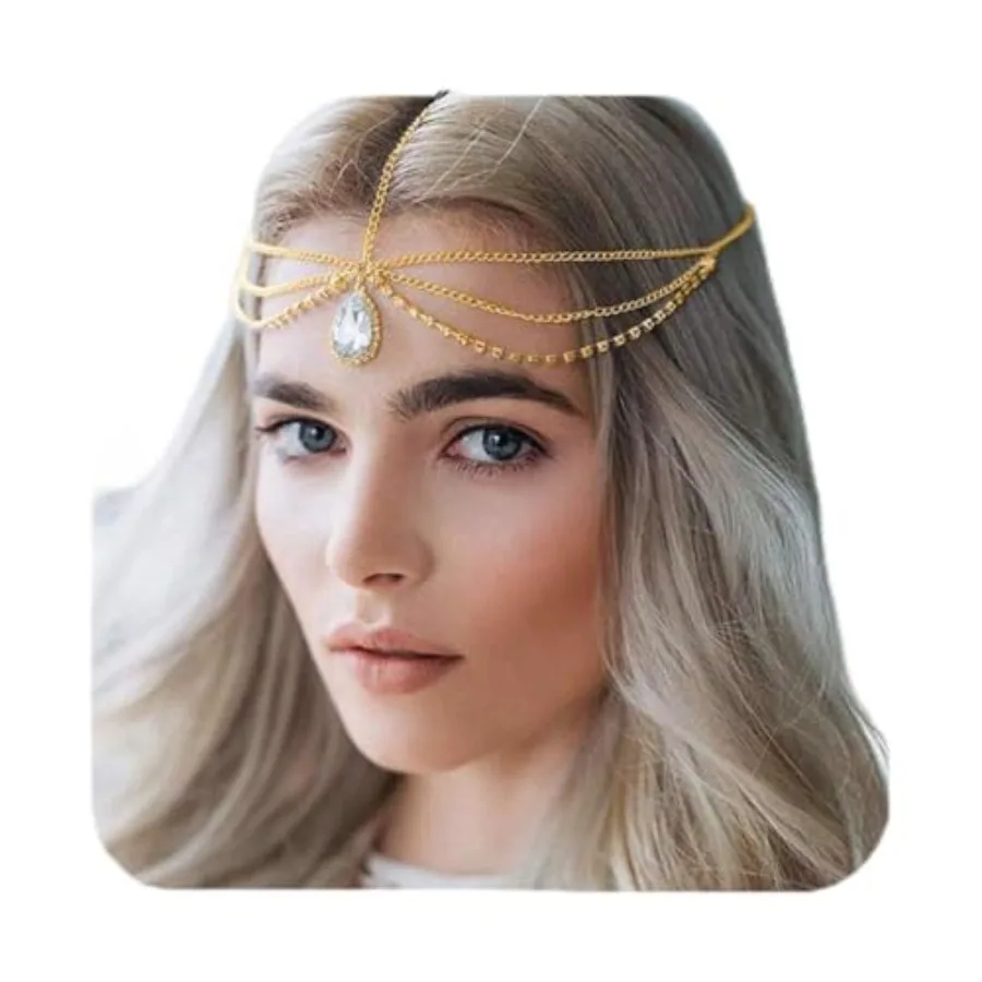 Head Chain Jewelry Crystal Bohemia Hair Chain Bride Wedding Head Dress Rhinestone Headpiece Halloween Christmas Prom Hair Jewel
Head Chain Jewelry Crystal Bohemia Hair Chain Bride Wedding Head Dress Rhinestone Headpiece Halloween Christmas Prom Hair Jewel