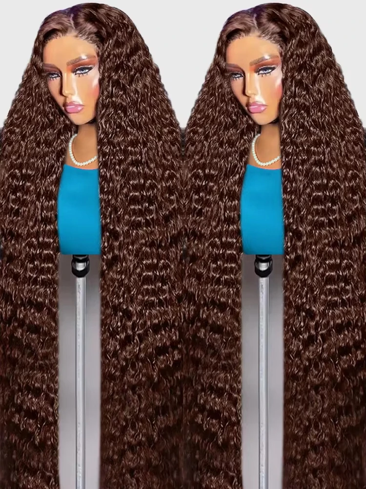 250% 13x6 Hd Lace Frontal Wigs Chocolate Brown Deep Wave Human Hair Wig Lace Front 32 Inch 13x4 Brazilian Curly Human Hair Wigs
250% 13x6 Hd Lace Frontal Wigs Chocolate Brown Deep Wave Human Hair Wig Lace Front 32 Inch 13x4 Brazilian Curly Human Hair Wigs
