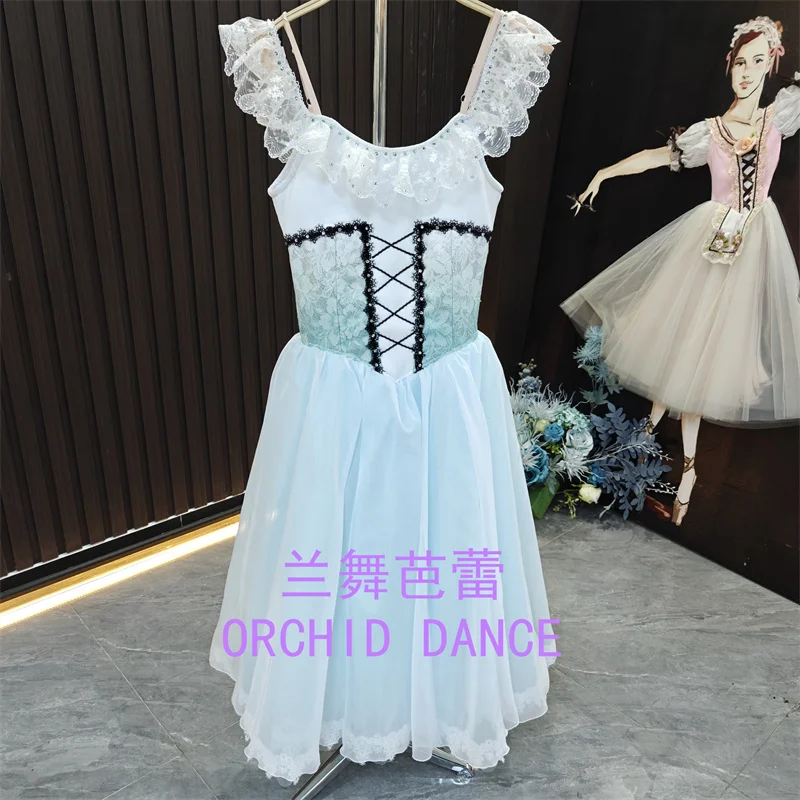 Professional Off-shoulder Performance Wear Costumes Girls Women Long Mint Green Romantic Ballet Tutu Dress
Professional Off-shoulder Performance Wear Costumes Girls Women Long Mint Green Romantic Ballet Tutu Dress