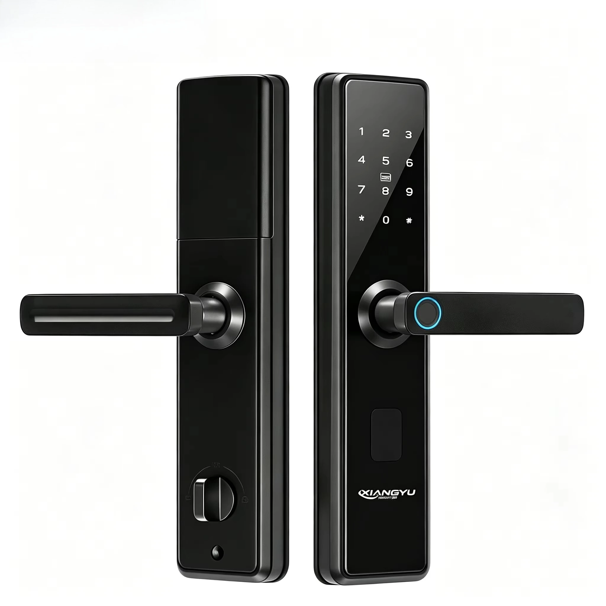 Smart lock for home entrance, combining fingerprint, password, and card swiping, ensuring the security of wooden doors
Smart lock for home entrance, combining fingerprint, password, and card swiping, ensuring the security of wooden doors