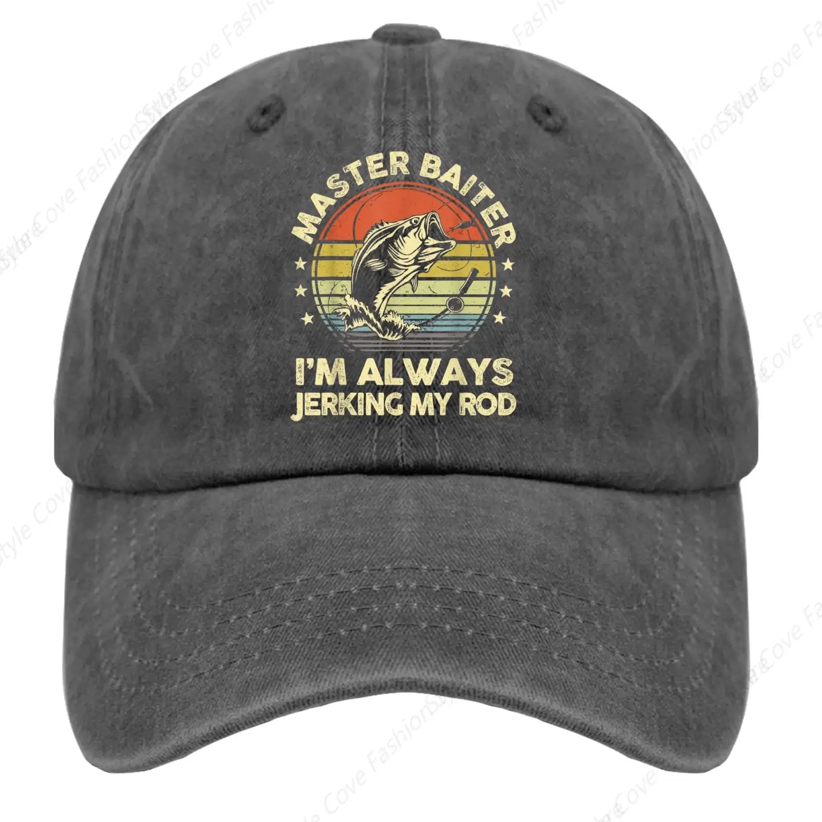 Fishing Hats Master Baiter I'm Always Jerking My Rod Hat Pure Cotton Cap Men Women Baseball Cap Breathable Hat Outdoor Sport Cap
Fishing Hats Master Baiter I'm Always Jerking My Rod Hat Pure Cotton Cap Men Women Baseball Cap Breathable Hat Outdoor Sport Cap