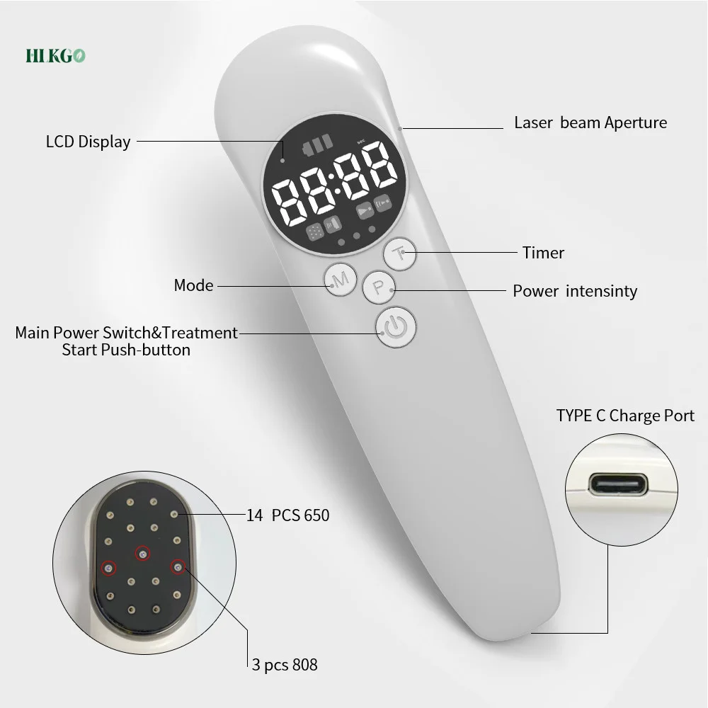 lllt laser therapy device 880mW 3x808nm+14x650nm 17 diodes handheld effective for body pain relief soft tissue repair
lllt laser therapy device 880mW 3x808nm+14x650nm 17 diodes handheld effective for body pain relief soft tissue repair