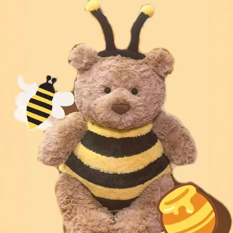 Мягкая плюшевая игрушка-медведь Bee Bear: милый и успокаивающий компаньон, трендовая кукла-медведь для декора рабочего стола и комнаты, подарки на день рождения и праздники
Мягкая плюшевая игрушка-медведь Bee Bear: милый и успокаивающий компаньон, трендовая кукла-медведь для декора рабочего стола и комнаты, подарки на день рождения и праздники
