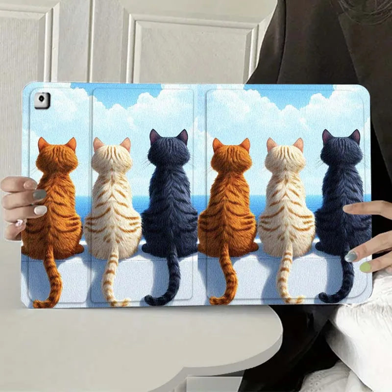 Popular Cat Cartoon Art Gift For Apple iPad Pro Air 13 2 7th 6th 2025 M2 M3 M4 M512.9 13 inch Foldable Tablet Case
Popular Cat Cartoon Art Gift For Apple iPad Pro Air 13 2 7th 6th 2025 M2 M3 M4 M512.9 13 inch Foldable Tablet Case