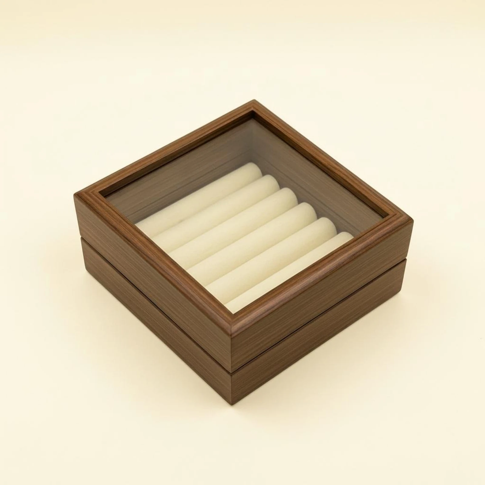 Glass Lid Jewelry Box Padded Insert Walnut Jewelry Box Home Storage Dustproof Scratch-Resistant
Glass Lid Jewelry Box Padded Insert Walnut Jewelry Box Home Storage Dustproof Scratch-Resistant