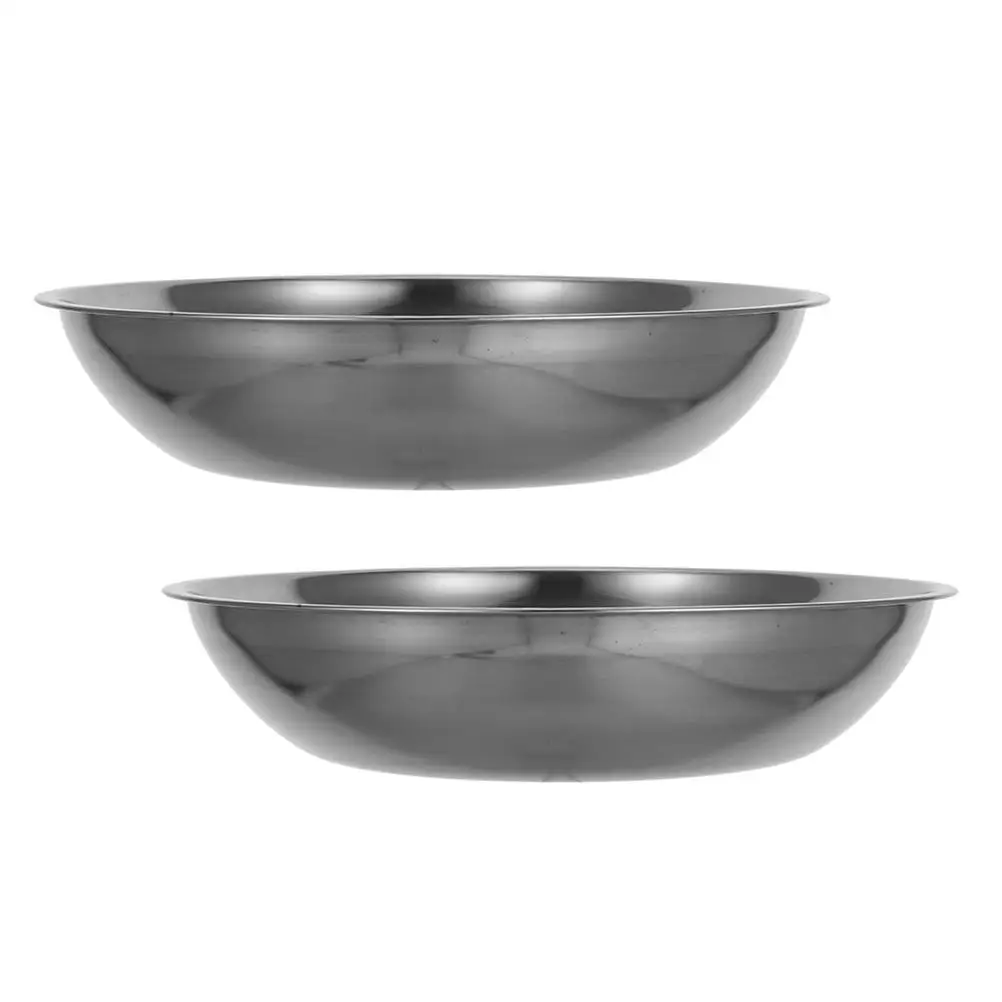 2 Pcs Electronic Scale Tray Large Mixing Bowl Stainless Steel Serving Kitchen Soup Bowls Small Whisking Cooking
2 Pcs Electronic Scale Tray Large Mixing Bowl Stainless Steel Serving Kitchen Soup Bowls Small Whisking Cooking