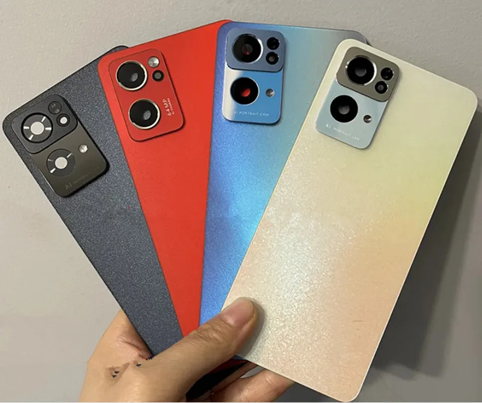 Original Back Cover Spare Parts for OPPO Reno 7, Tempered Glass, Back Battery Cover, Door Housing + Camera Frame
Original Back Cover Spare Parts for OPPO Reno 7, Tempered Glass, Back Battery Cover, Door Housing + Camera Frame