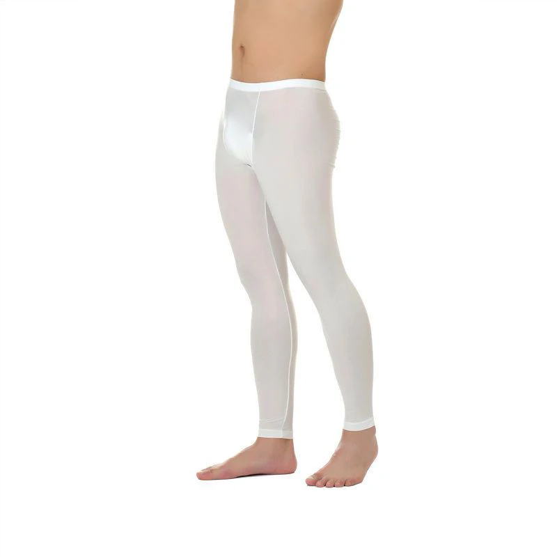Men Lingerie Thin Long Johns Sexy Leggings Cueca Mallas Para Hombres Tight Pouch Translucent Ice Silk Underwear
Men Lingerie Thin Long Johns Sexy Leggings Cueca Mallas Para Hombres Tight Pouch Translucent Ice Silk Underwear