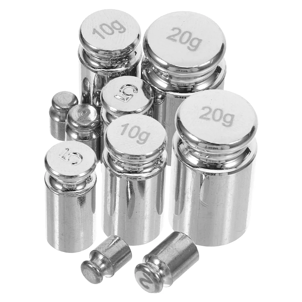 10 Pcs Weight Kit Digital Scale Calibration Conjoined Weights for Steel Balancing Gram
10 Pcs Weight Kit Digital Scale Calibration Conjoined Weights for Steel Balancing Gram