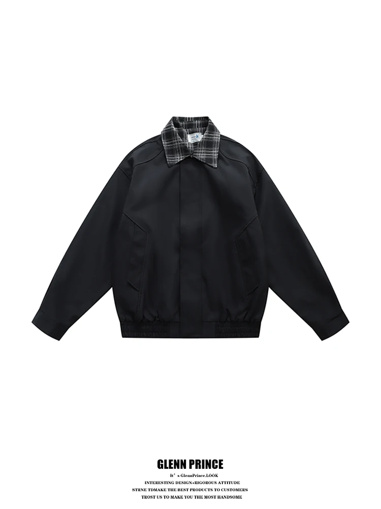 Мужская рабочая куртка в американском ретро-стиле с клетчатым воротником, свободного кроя, из полиэфирного волокна, с длинными рукавами, молодежная мода, весна-осень
Мужская рабочая куртка в американском ретро-стиле с клетчатым воротником, свободного кроя, из полиэфирного волокна, с длинными рукавами, молодежная мода, весна-осень